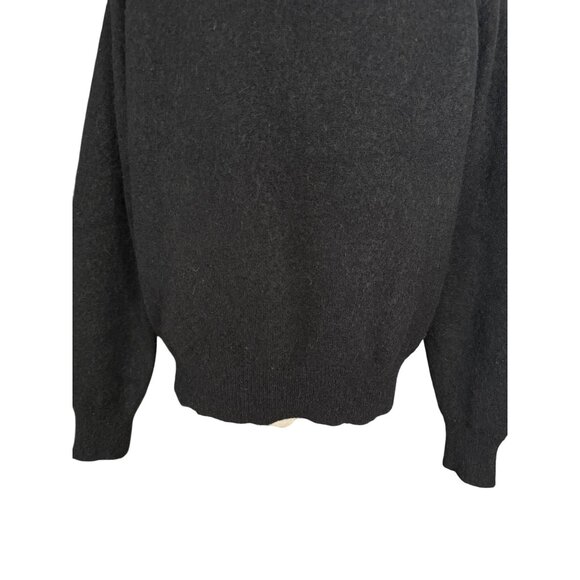 2/$30 Zara Small Jet Black Wool Alpaca Blend Sweater - Picture 13 of 14